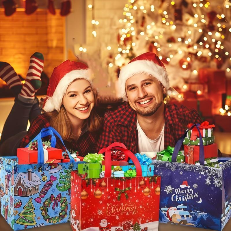 🎁Early Christmas Hot Sale 49% OFF🎅16PCS Christmas Gift Bags With Assorted Patterns