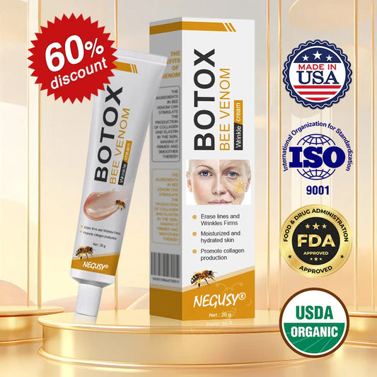 (Made and Shipped from USA) 🧑⚕️NEGUSY® Botox Bee Venom Wrinkle Removal Cream