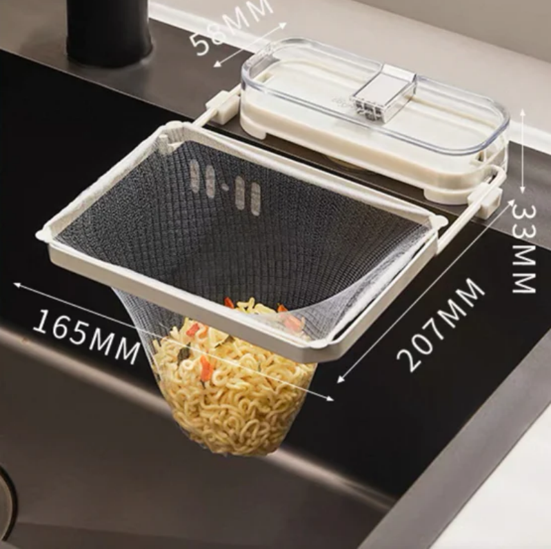 Waste Filter Bag Collapsible Sink Drainer
