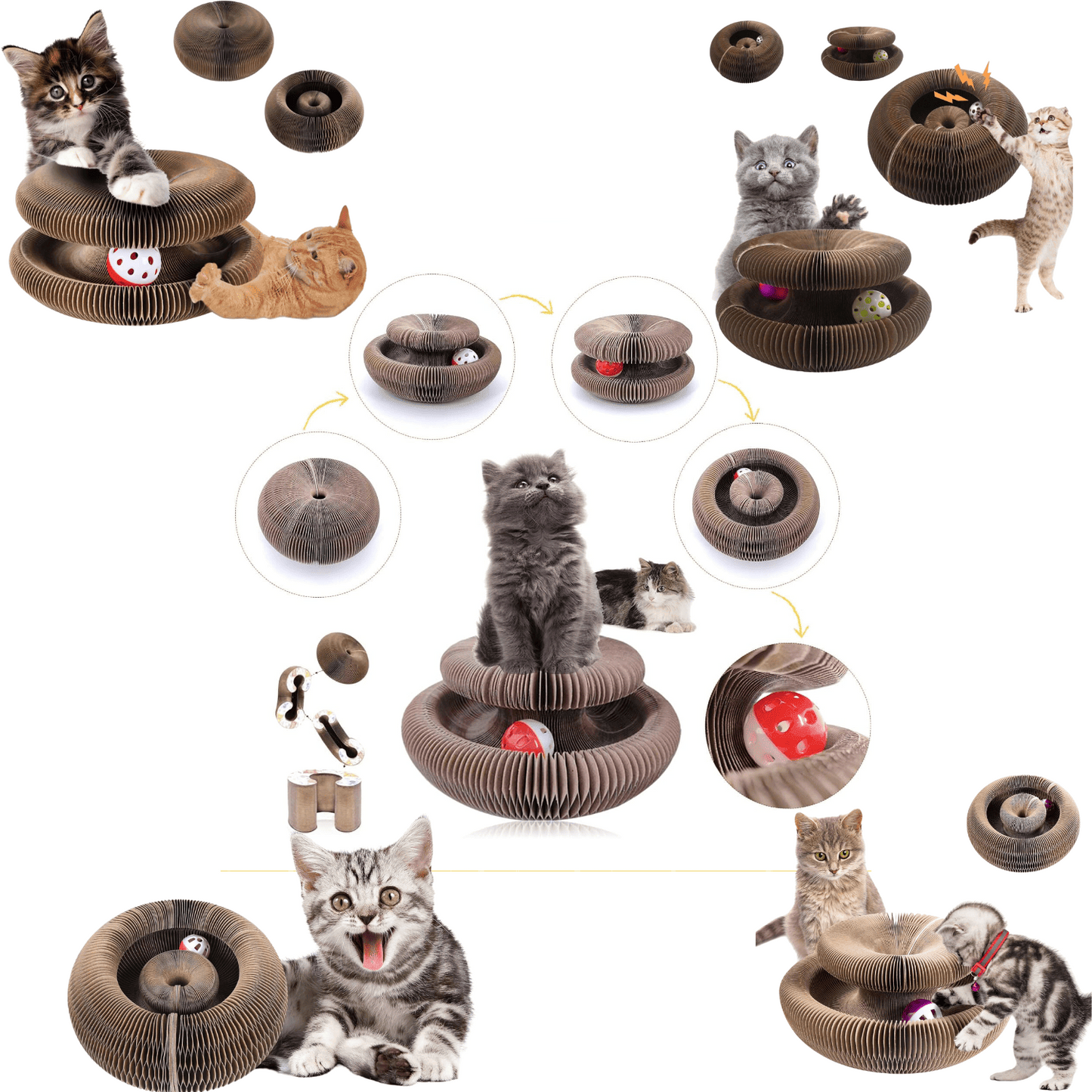 🔥Last Day Buy 1 Get 1 Free $14.99 Each🐱The Ultimate Cat Playground & Cozy Bed – All in One!🛌