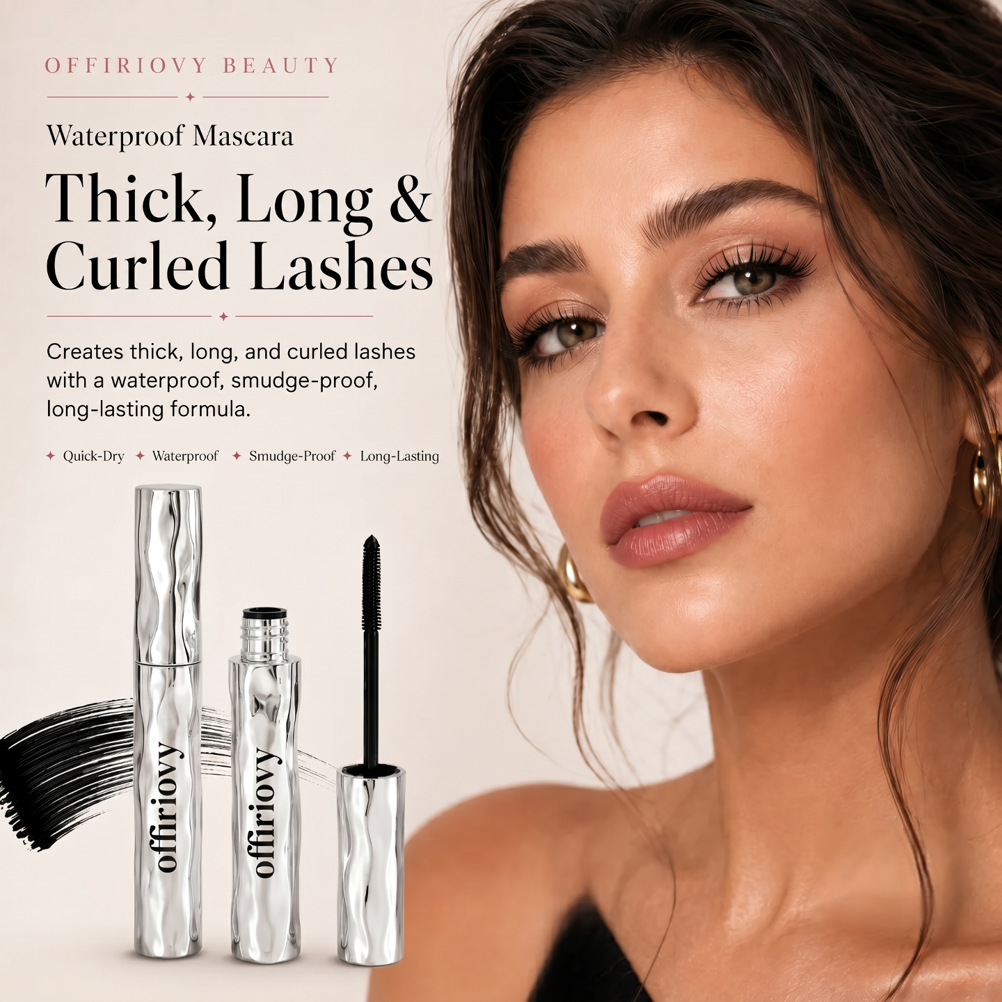 LAST DAY - BUY 1 GET 1 FREE💜Waterproof Curling & Lengthening Mascara