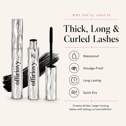 LAST DAY - BUY 1 GET 1 FREE💜Waterproof Curling & Lengthening Mascara