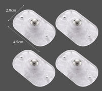 Transparent steel beads