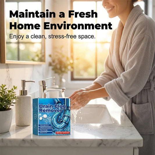 📢📢 BUY 2 GET 1 FREE （36 pcs）⏰ Effervescent Drain Clog Remover Tablets 🫧🧼