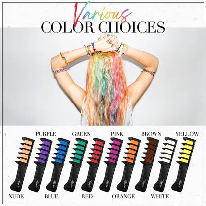 🎅Christmas Pre-sale-50% OFF✨Temporary Hair Dye Chalk Comb- Cruelty Free