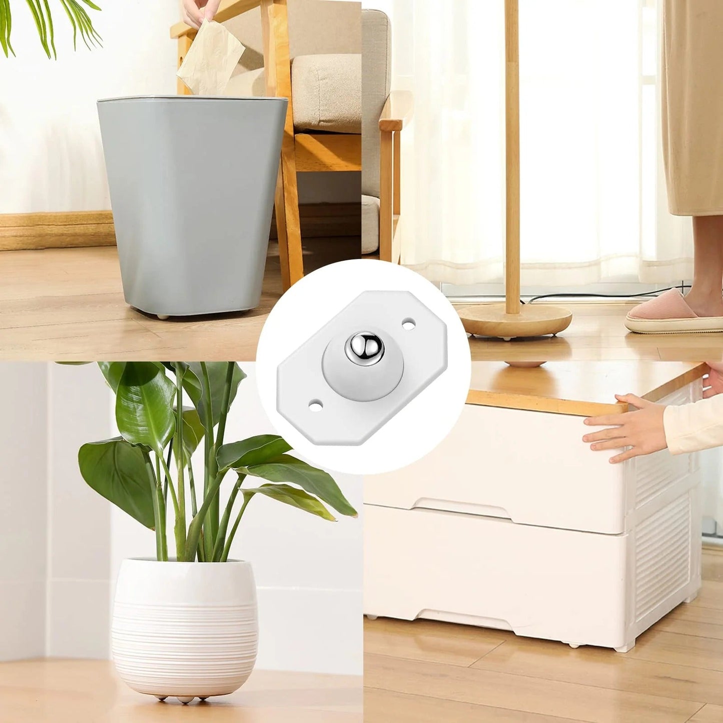 Buy 2 Get 1 Free l Boreless universal wheels🛼✨ Maximum load capacity: 20 pounds "360° Rotation"